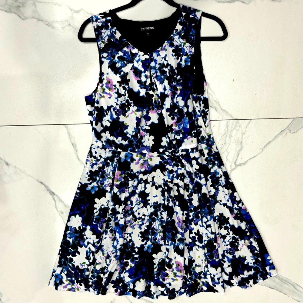 Blue Floral Dress